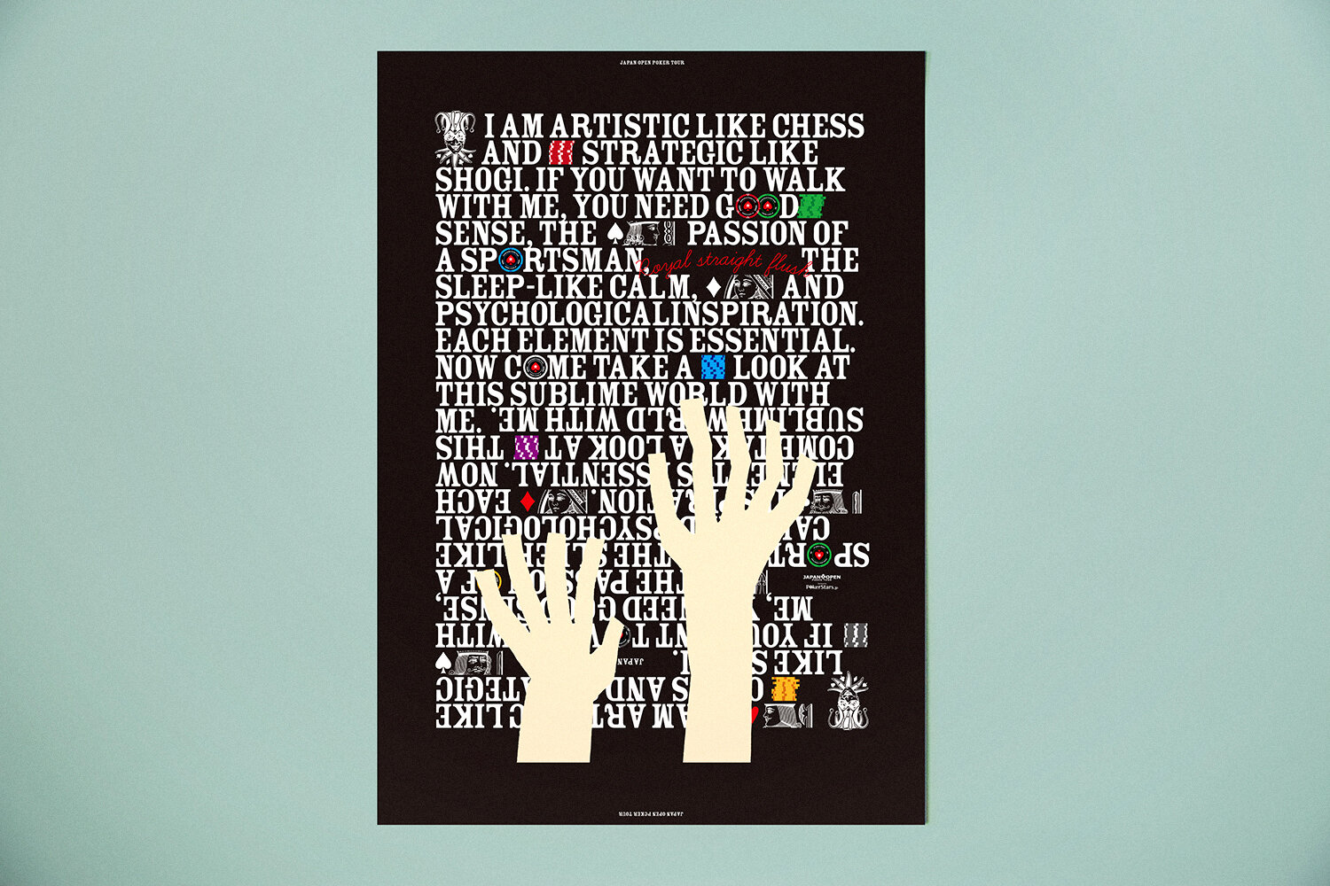 JAPAN OPEN POKER POSTER
