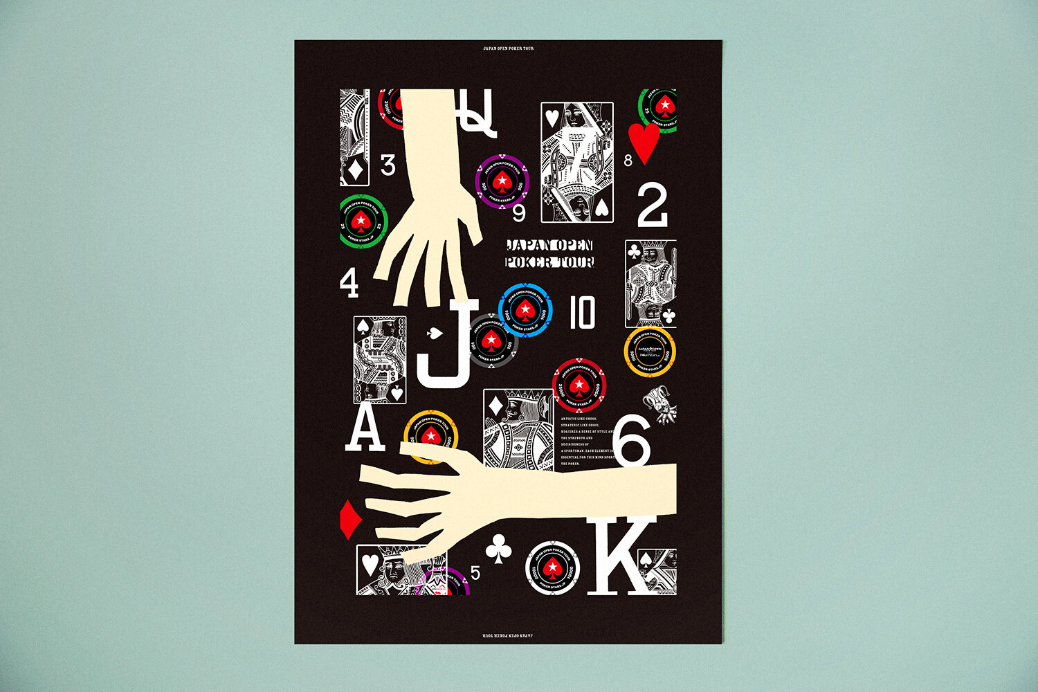 JAPAN OPEN POKER POSTER