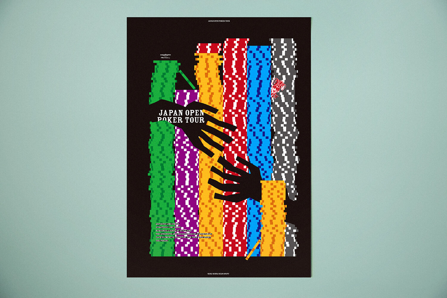 JAPAN OPEN POKER POSTER