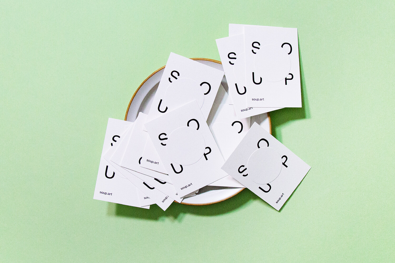 SOUP INC. LOGO AND NAME CARD