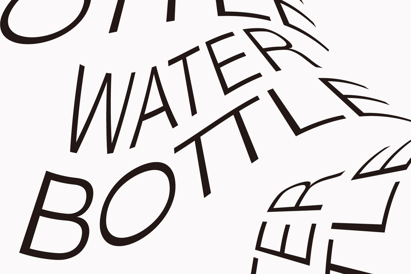 KINTO WATER BOTTLE AND STRAP