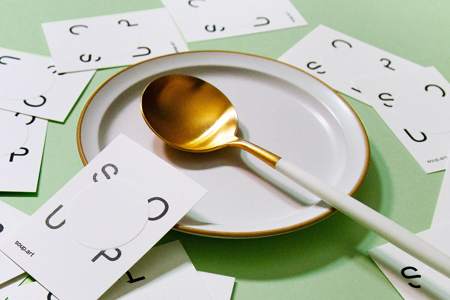 SOUP INC. LOGO AND NAME CARD