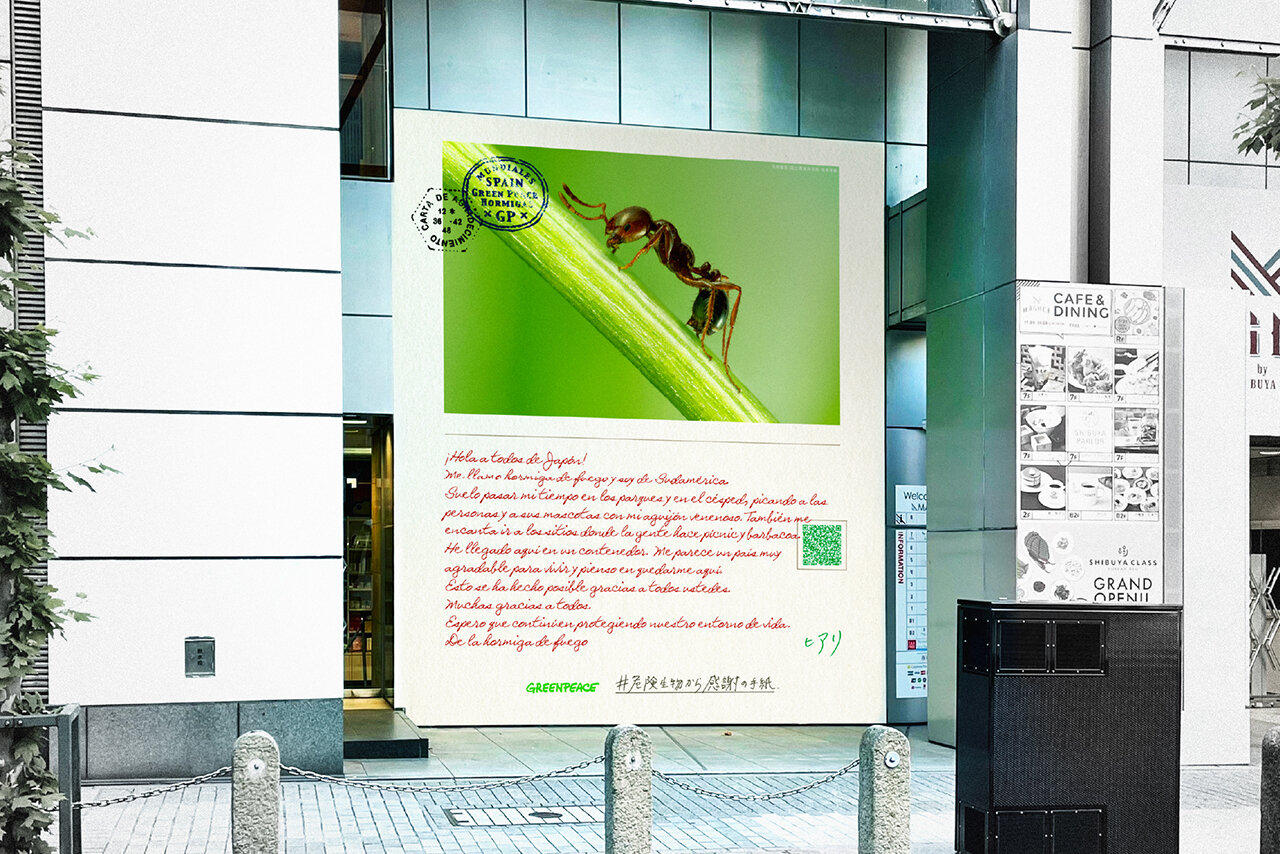 GREENPEACE BIG THANKS FROM DANGEROUS INVASIVE CREATURES