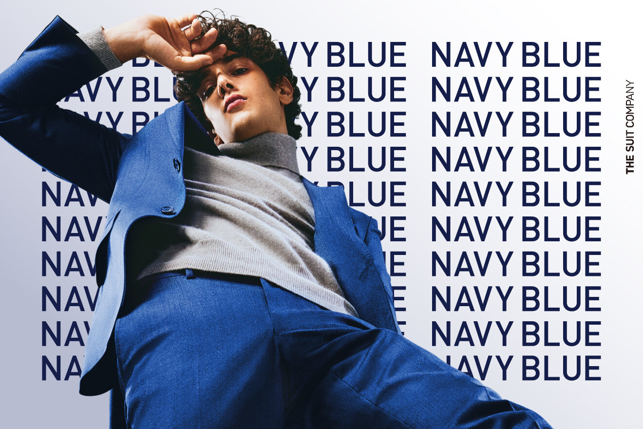 THE SUIT COMPANY NAVY BLUE 2022