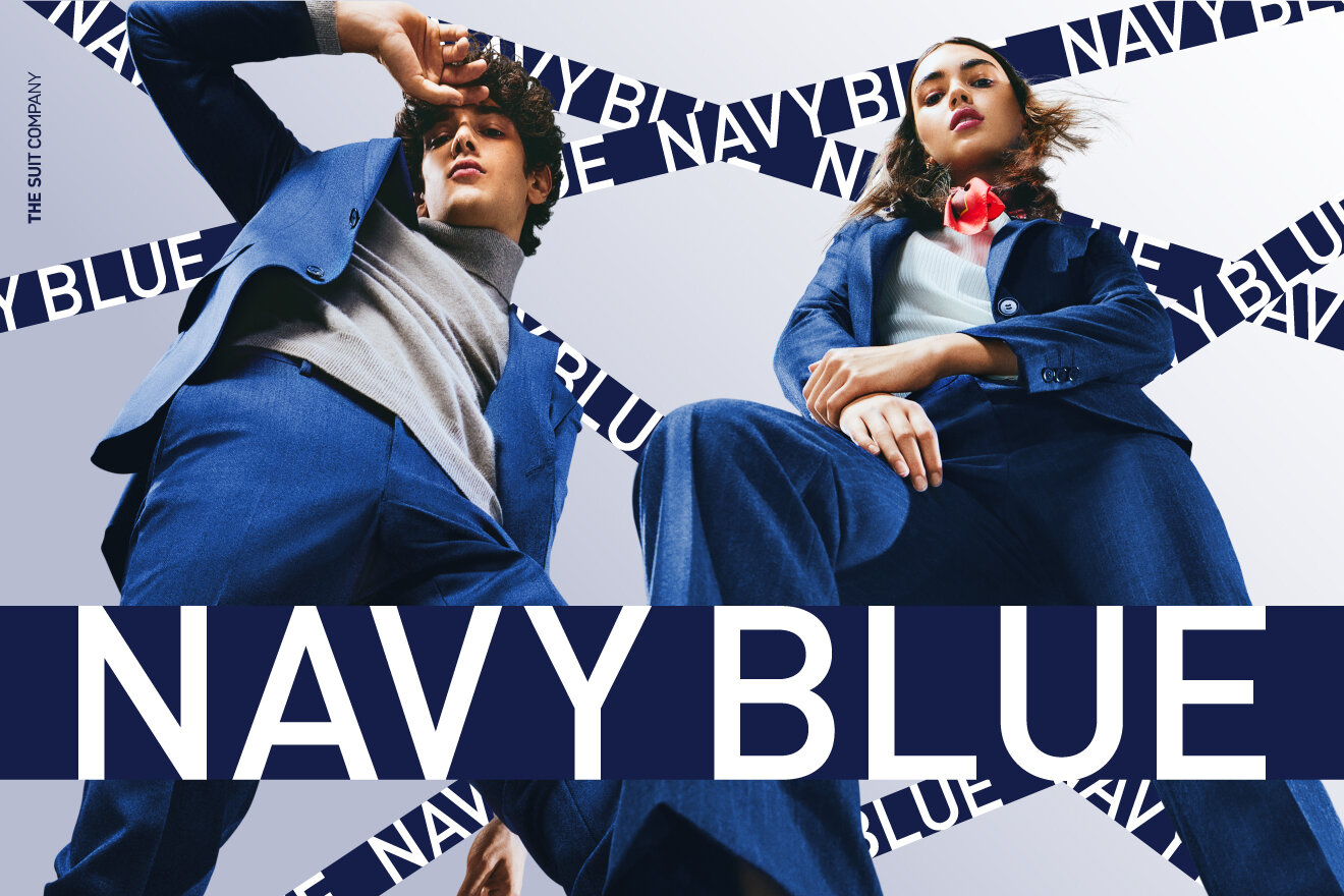 THE SUIT COMPANY NAVY BLUE 2022