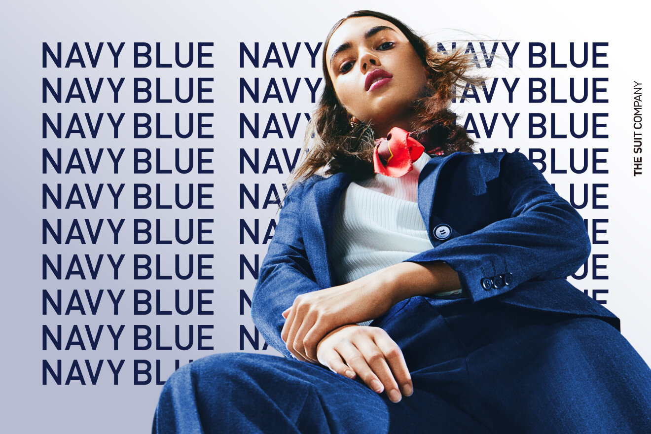 THE SUIT COMPANY NAVY BLUE 2022