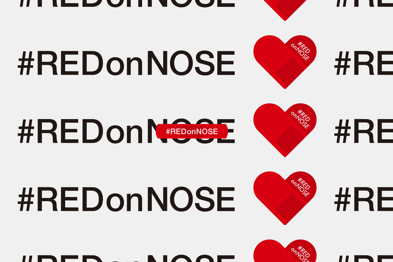 WILD AID RED ON NOSE